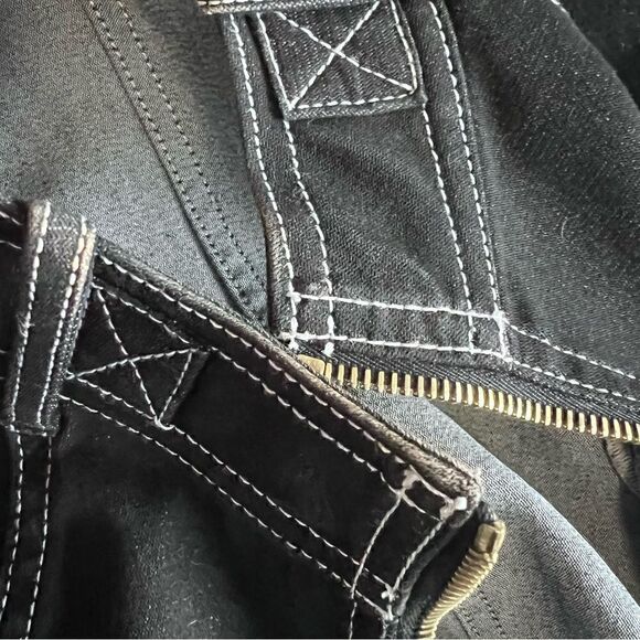 St. John Sport Lightweight High Neck Denim Jacket Size S - Picture 11 of 11